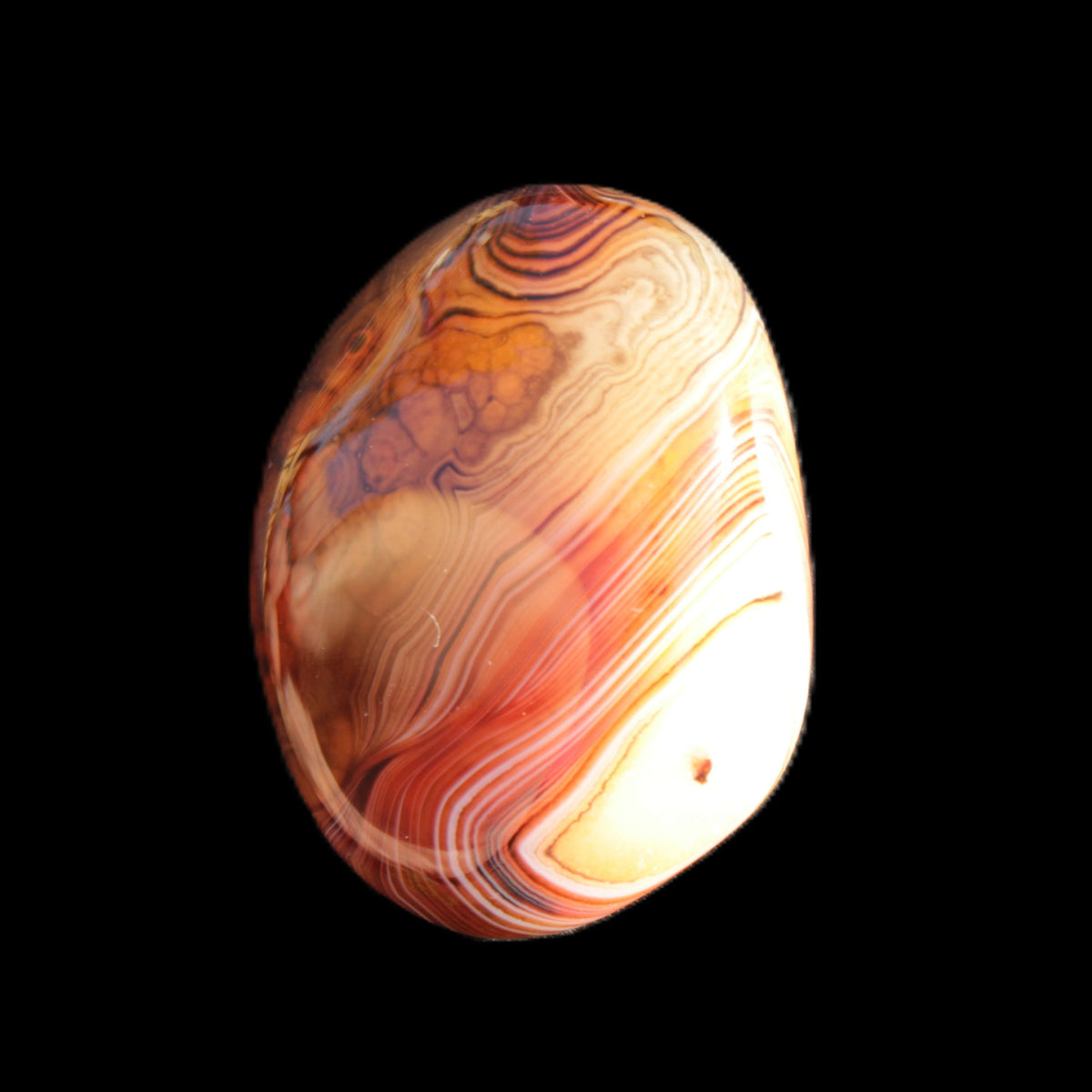 Crazy Lace Agate 48*36*17mm 41g in sunlight - Rocks and Things Store