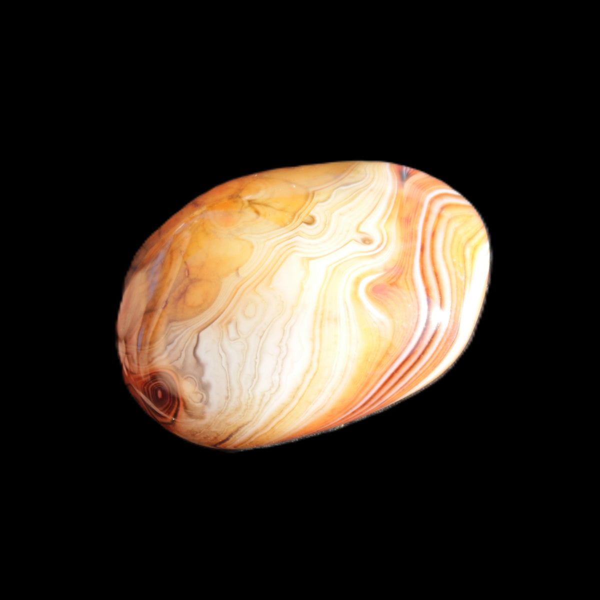 Crazy Lace Agate 48*36*17mm 41g in sunlight - Rocks and Things Store