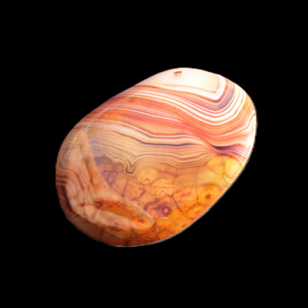Crazy Lace Agate 48*36*17mm 41g in sunlight - Rocks and Things Store