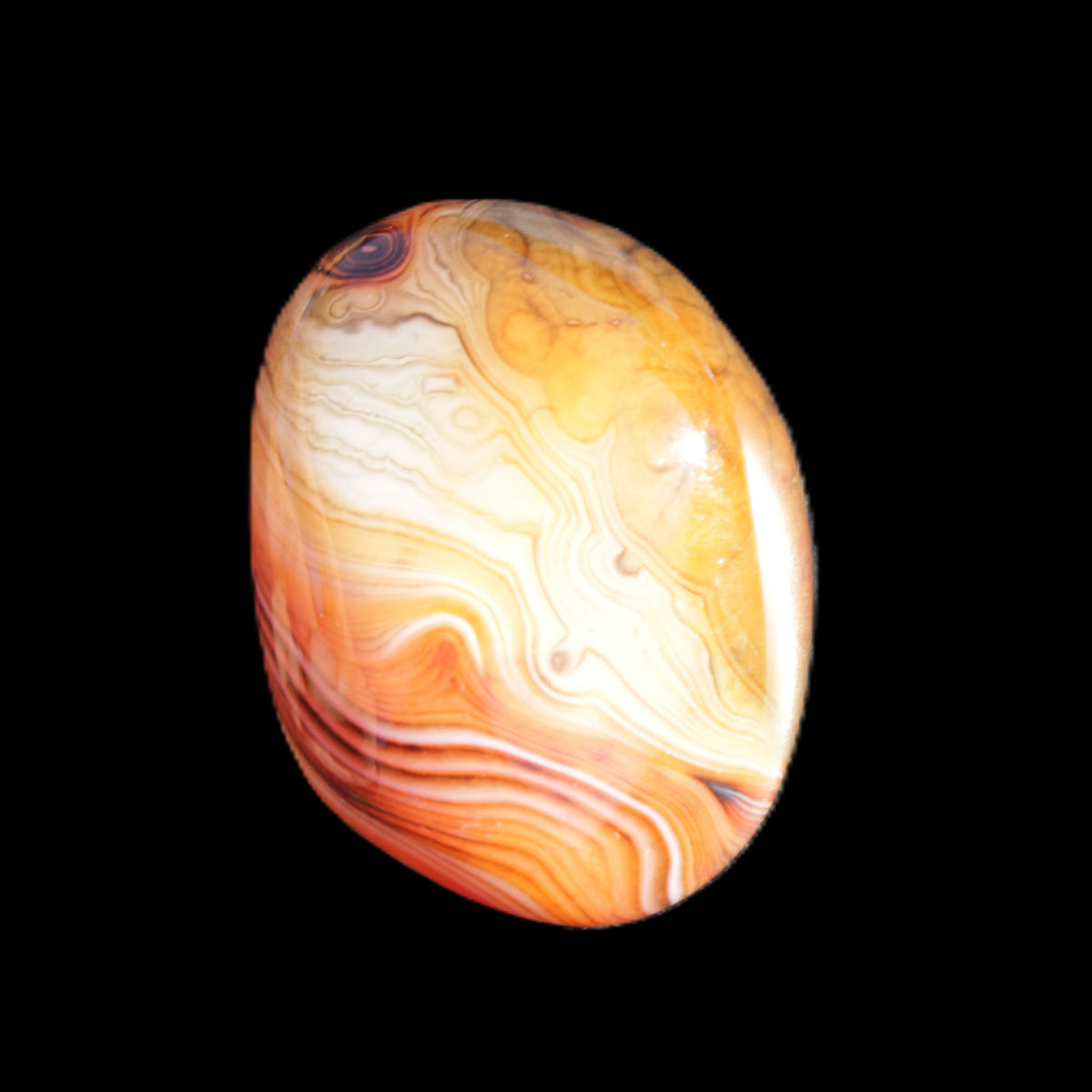 Crazy Lace Agate 48*36*17mm 41g in sunlight - Rocks and Things Store