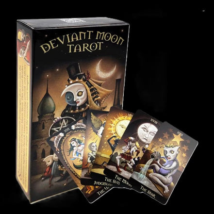 Deviant Moon 78 Cards Tarot Deck in sunlight - Rocks and Things Store