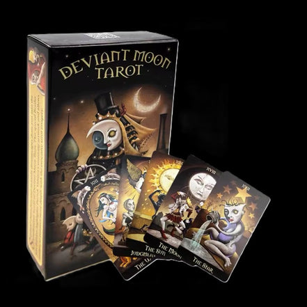 Deviant Moon 78 Cards Tarot Deck in sunlight - Rocks and Things Store