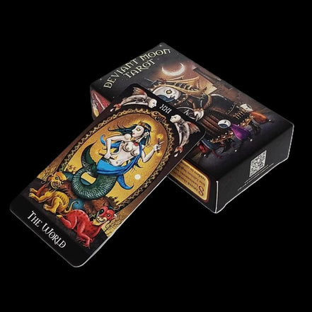 Deviant Moon 78 Cards Tarot Deck in sunlight - Rocks and Things Store