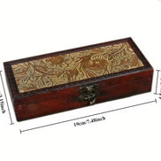 Retro Look Pen Box storage organiser in sunlight - Rocks and Things Store