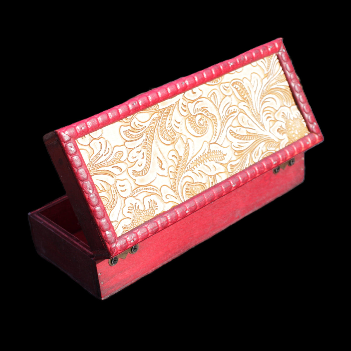 Retro Look Pen Box storage organiser in sunlight - Rocks and Things Store