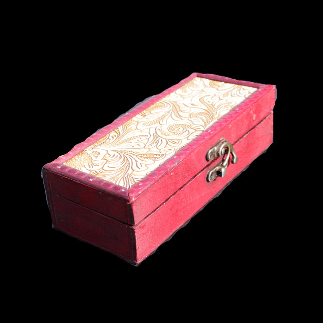 Retro Look Pen Box storage organiser in sunlight - Rocks and Things Store