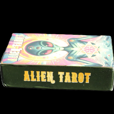 Alien Tarot Cards 10.3*6cm 78 card deck in sunlight - Rocks and Things Store