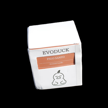 Palo Santo Scented Candle by EvoDuck in sunlight - Rocks and Things Store