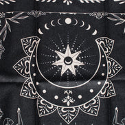 Moonlight Flower Tarot Card Table Cloth and Altar Mat 49*49cm in sunlight - Rocks and Things Store
