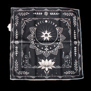 Moonlight Flower Tarot Card Table Cloth and Altar Mat 49*49cm in sunlight - Rocks and Things Store