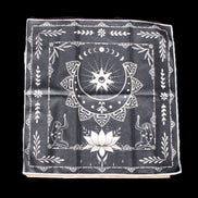 Moonlight Flower Tarot Card Table Cloth and Altar Mat 49*49cm in sunlight - Rocks and Things Store