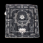 Moonlight Flower Tarot Card Table Cloth and Altar Mat 49*49cm in sunlight - Rocks and Things Store