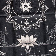 Moonlight Flower Tarot Card Table Cloth and Altar Mat 49*49cm in sunlight - Rocks and Things Store