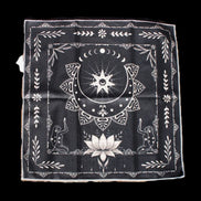 Moonlight Flower Tarot Card Table Cloth and Altar Mat 49*49cm in sunlight - Rocks and Things Store