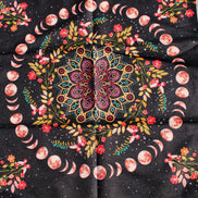 Moonlight Flower Tarot Card Table Cloth and Altar Mat 49*49cm in sunlight - Rocks and Things Store