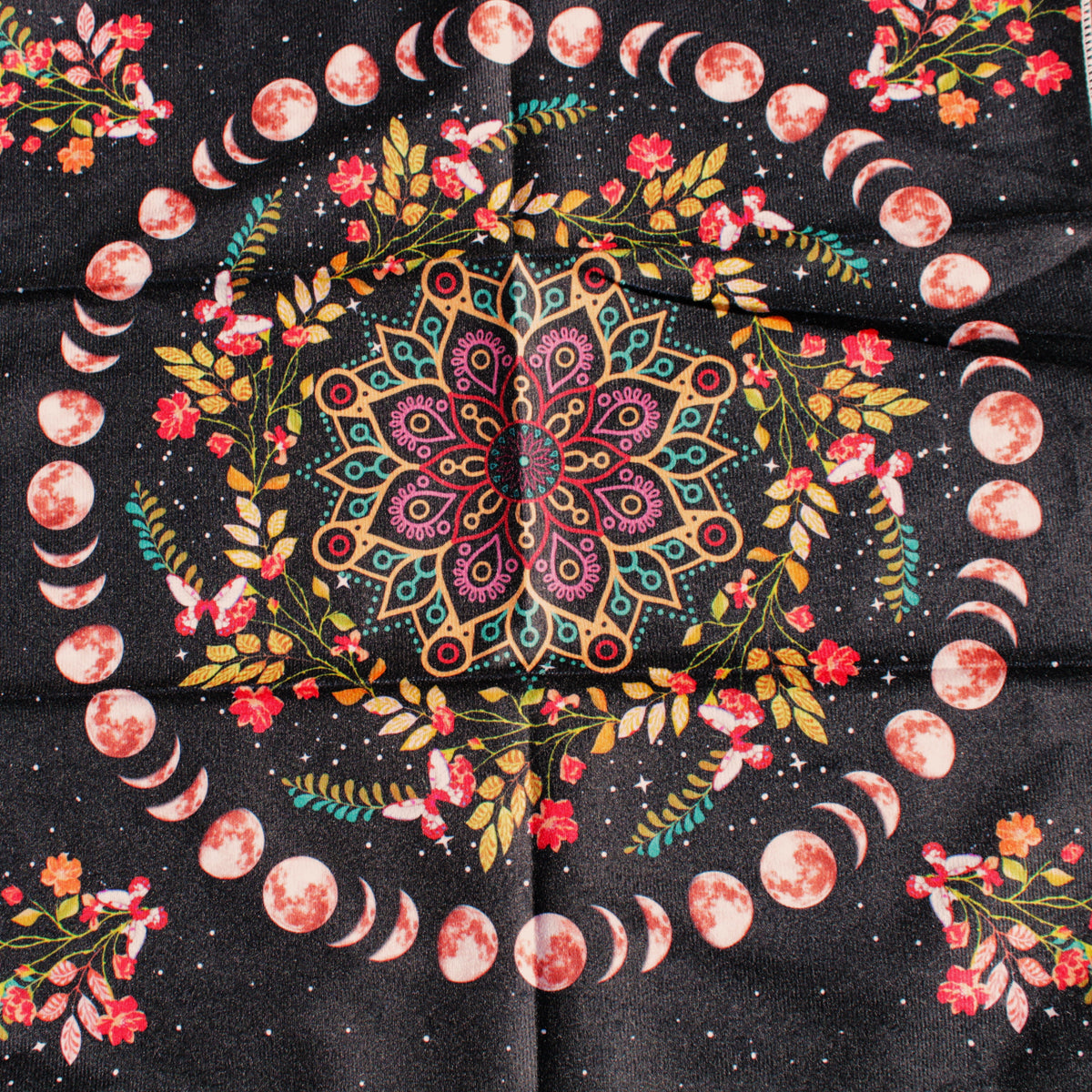Moonlight Flower Tarot Card Table Cloth and Altar Mat 49*49cm in sunlight - Rocks and Things Store