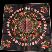 Moonlight Flower Tarot Card Table Cloth and Altar Mat 49*49cm in sunlight - Rocks and Things Store