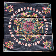 Moonlight Flower Tarot Card Table Cloth and Altar Mat 49*49cm in sunlight - Rocks and Things Store