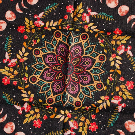 Moonlight Flower Tarot Card Table Cloth and Altar Mat 49*49cm in sunlight - Rocks and Things Store