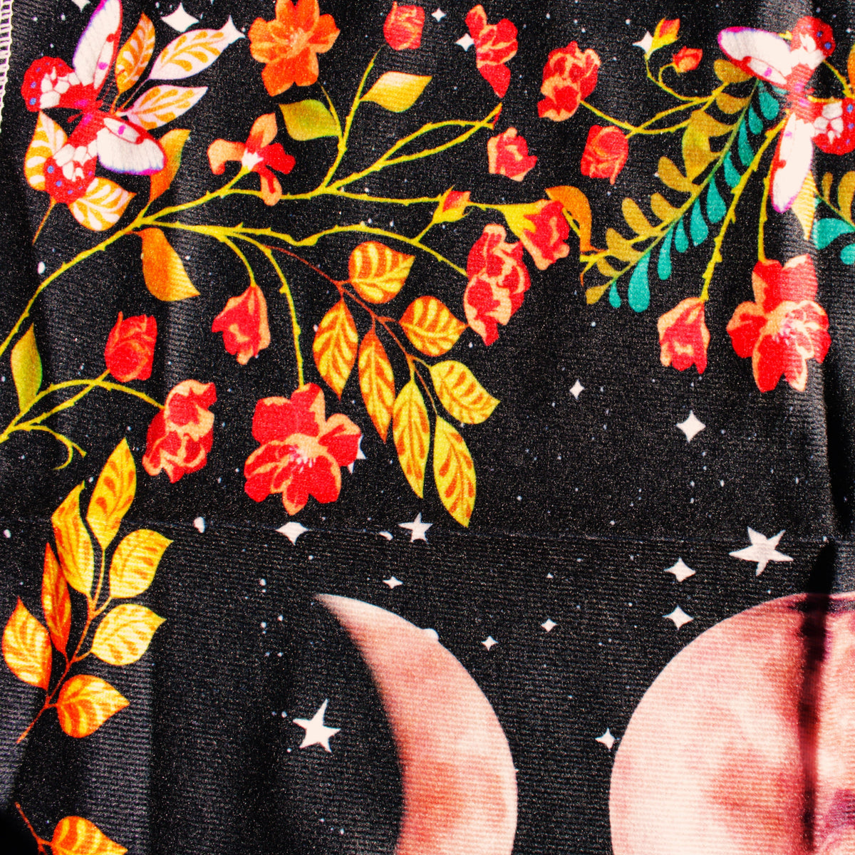 Moonlight Flower Tarot Card Table Cloth and Altar Mat 49*49cm in sunlight - Rocks and Things Store