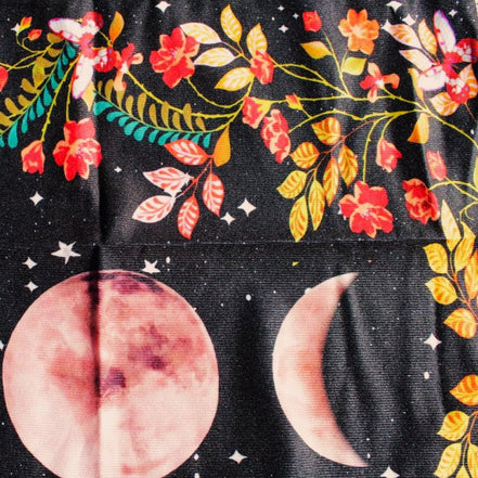 Moonlight Flower Tarot Card Table Cloth and Altar Mat 49*49cm in sunlight - Rocks and Things Store