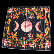 Moonlight Flower Tarot Card Table Cloth and Altar Mat 49*49cm in sunlight - Rocks and Things Store