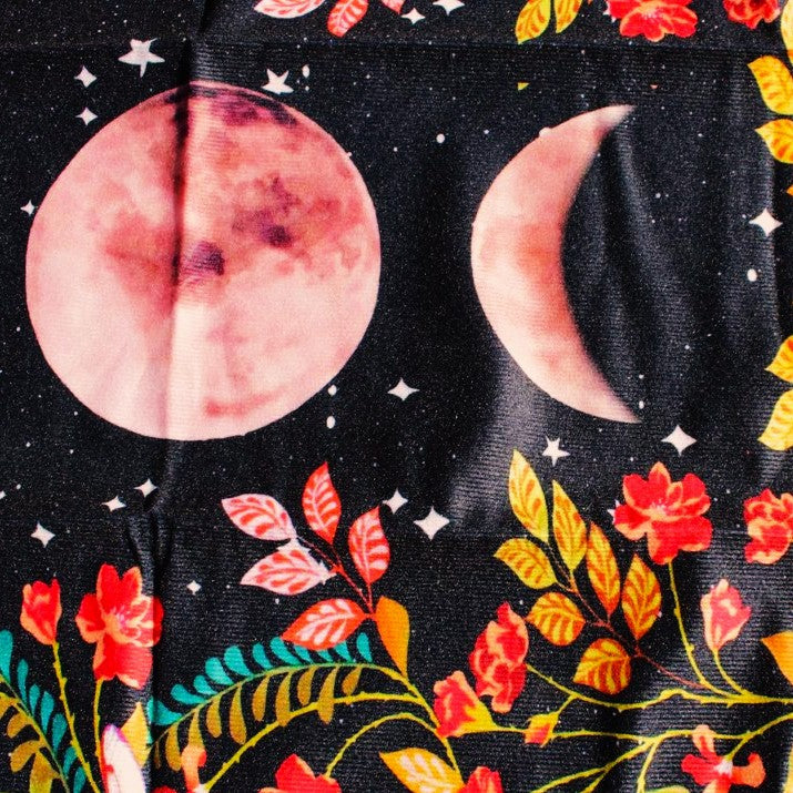 Moonlight Flower Tarot Card Table Cloth and Altar Mat 49*49cm in sunlight - Rocks and Things Store