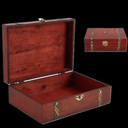 Retro look Wooden storage case 23*16*7.5cm in sunlight - Rocks and Things Store