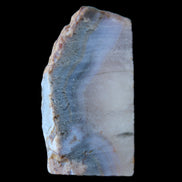 Blue Lace Flower Agate slice 70*38*15mm 92g in sunlight - Rocks and Things Store