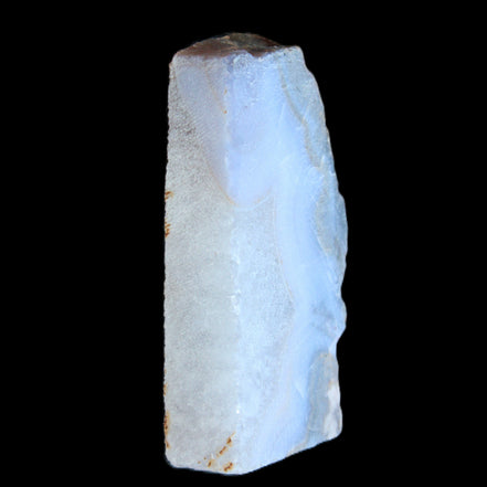 Blue Lace Flower Agate slice 70*38*15mm 92g in sunlight - Rocks and Things Store