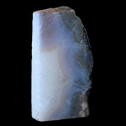 Blue Lace Flower Agate slice 70*38*15mm 92g in sunlight - Rocks and Things Store
