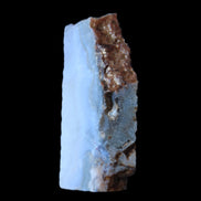 Blue Lace Flower Agate slice 70*38*15mm 92g in sunlight - Rocks and Things Store