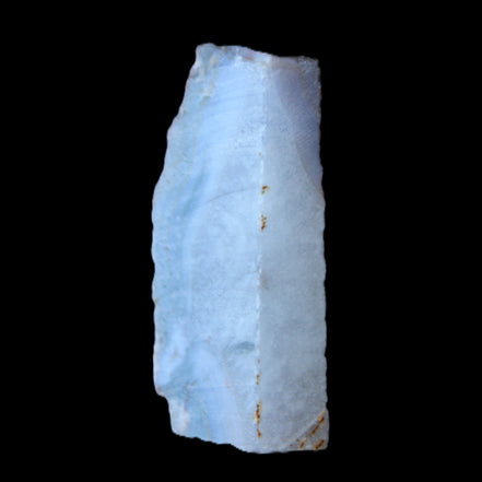 Blue Lace Flower Agate slice 70*38*15mm 92g in sunlight - Rocks and Things Store