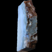 Blue Lace Flower Agate slice 70*38*15mm 92g in sunlight - Rocks and Things Store