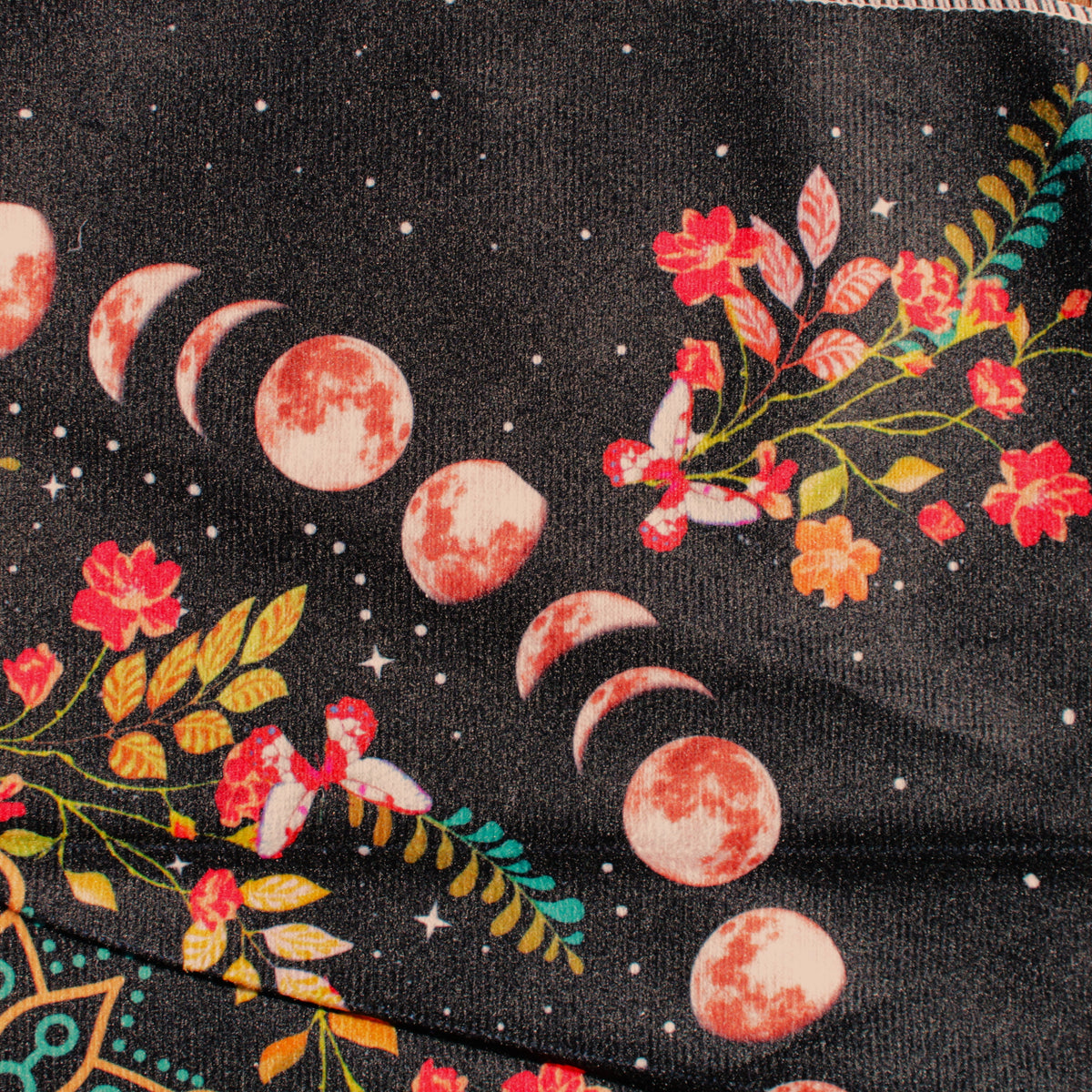 Moonlight Flower Tarot Card Table Cloth and Altar Mat 49*49cm in sunlight - Rocks and Things Store