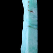 Sky Blue Hemimorphite wand 97*20*17mm 68g in sunlight - Rocks and Things Store