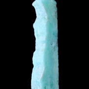 Sky Blue Hemimorphite wand 97*20*17mm 68g in sunlight - Rocks and Things Store