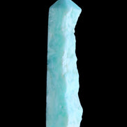 Sky Blue Hemimorphite wand 97*20*17mm 68g in sunlight - Rocks and Things Store