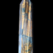 Blue Tigers Eye wand 99*23*17mm 87g in sunlight - Rocks and Things Store