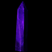Blue Tigers Eye wand 99*23*17mm 87g in UV light - Rocks and Things Store