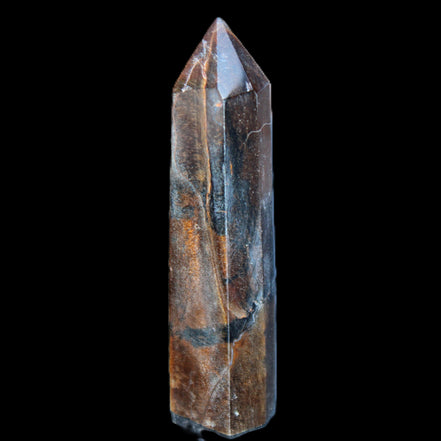 Blue Tigers Eye wand 99*23*17mm 87g in sunlight - Rocks and Things Store