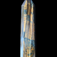 Blue Tigers Eye wand 99*23*17mm 87g in sunlight - Rocks and Things Store