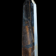 Blue Tigers Eye wand 99*23*17mm 87g in sunlight - Rocks and Things Store