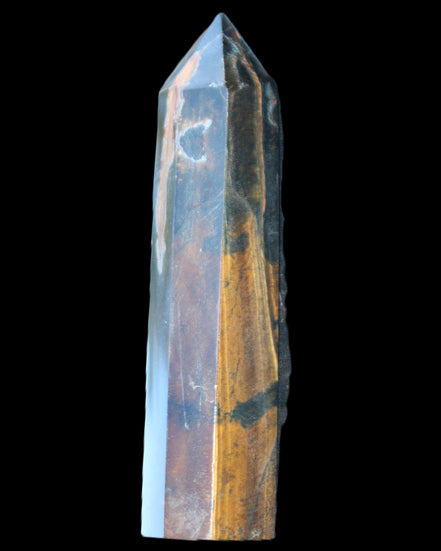 Blue Tigers Eye wand 99*23*17mm 87g in sunlight - Rocks and Things Store