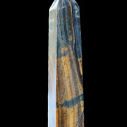 Blue Tigers Eye wand 99*23*17mm 87g in sunlight - Rocks and Things Store