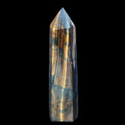 Blue Tigers Eye wand 99*23*17mm 87g in sunlight - Rocks and Things Store