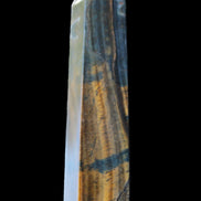 Blue Tigers Eye wand 99*23*17mm 87g in sunlight - Rocks and Things Store