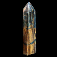 Blue Tigers Eye wand 99*23*17mm 87g in sunlight - Rocks and Things Store