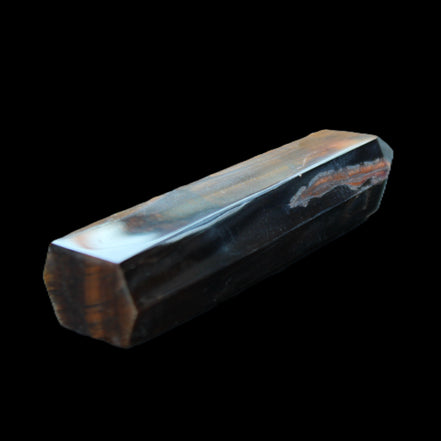 Blue Tigers Eye wand 99*23*17mm 87g in sunlight - Rocks and Things Store