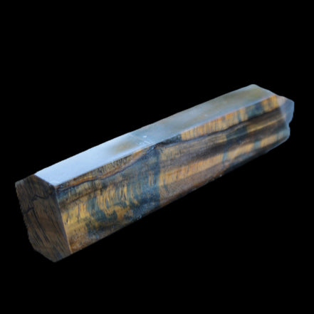 Blue Tigers Eye wand 99*23*17mm 87g in sunlight - Rocks and Things Store